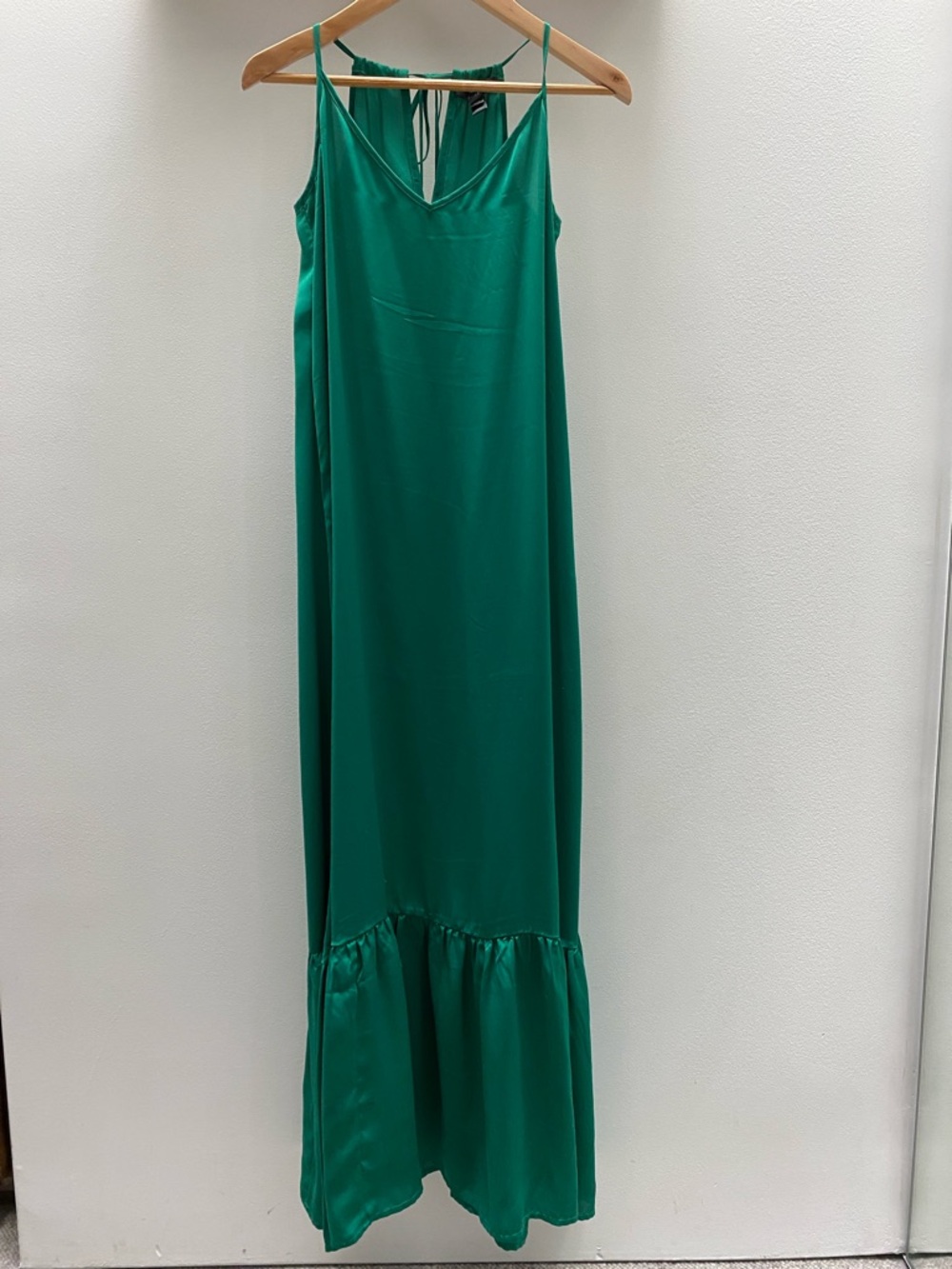 J.Crew Women’s Emerald Green Slip Maxi Dress